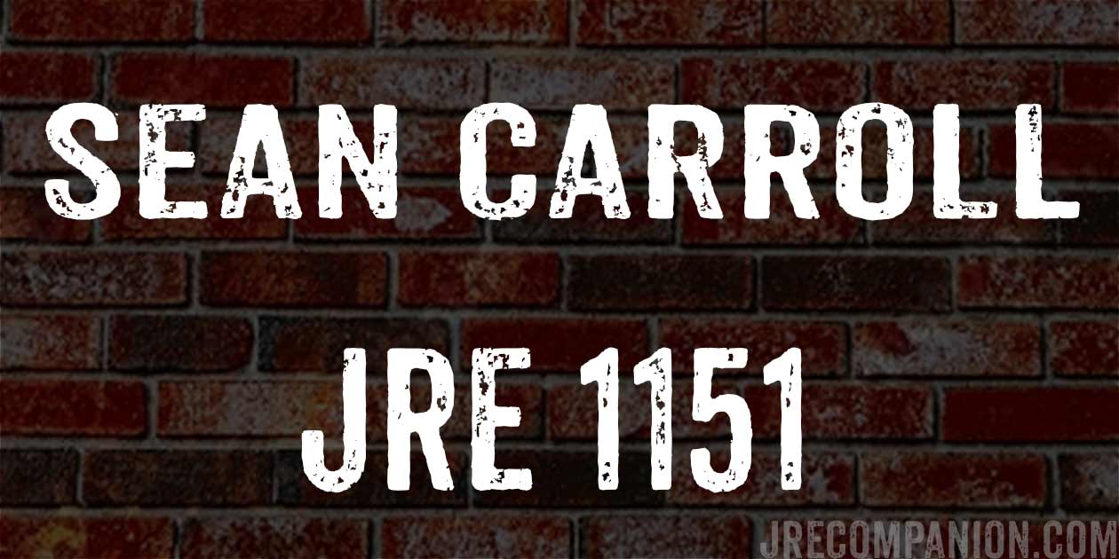 Sean Carroll on Joe Rogan 1151
