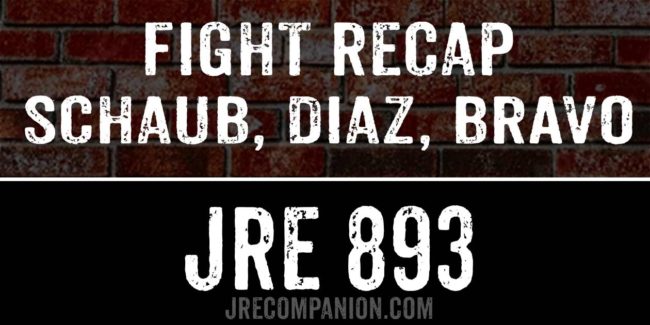 Joe Rogan MMA Fight Recap, JRE 893