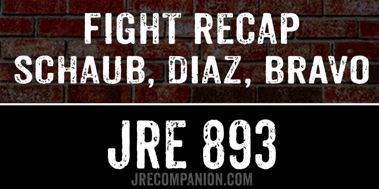 Joe Rogan MMA Fight Recap, JRE 893