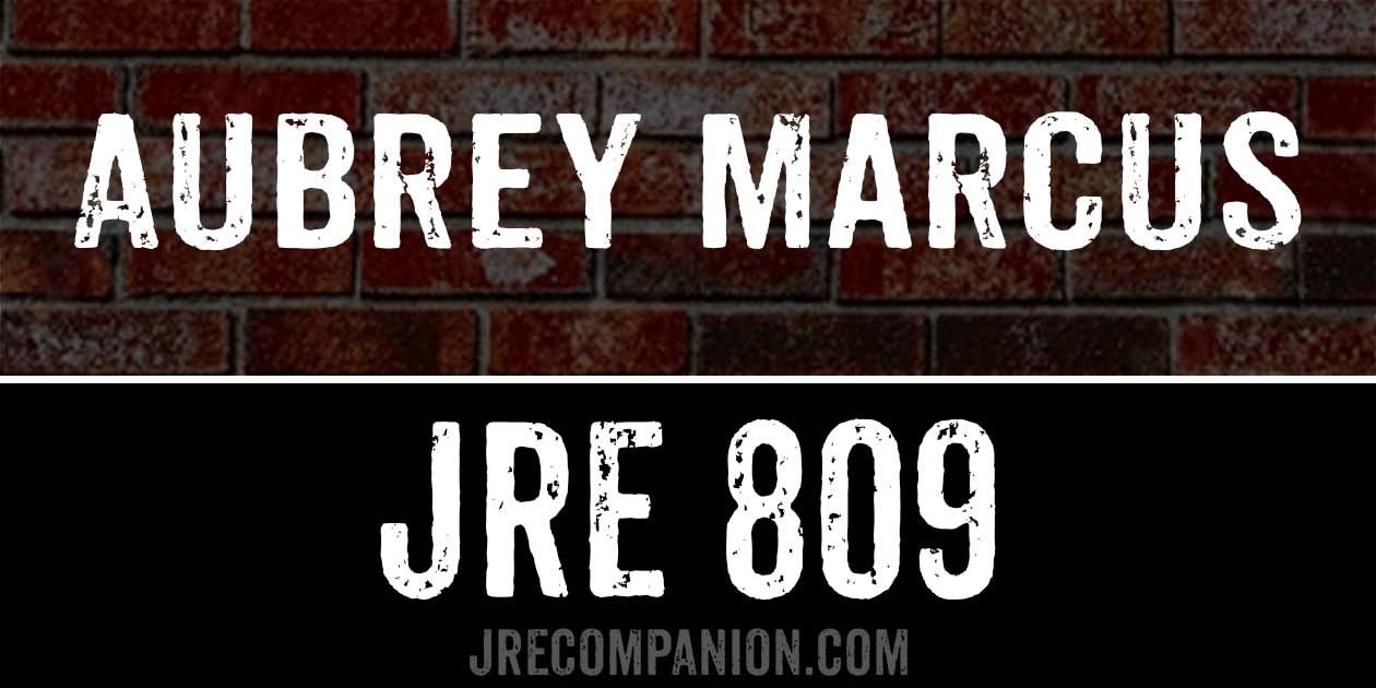 Aubrey Marcus on JRE 809