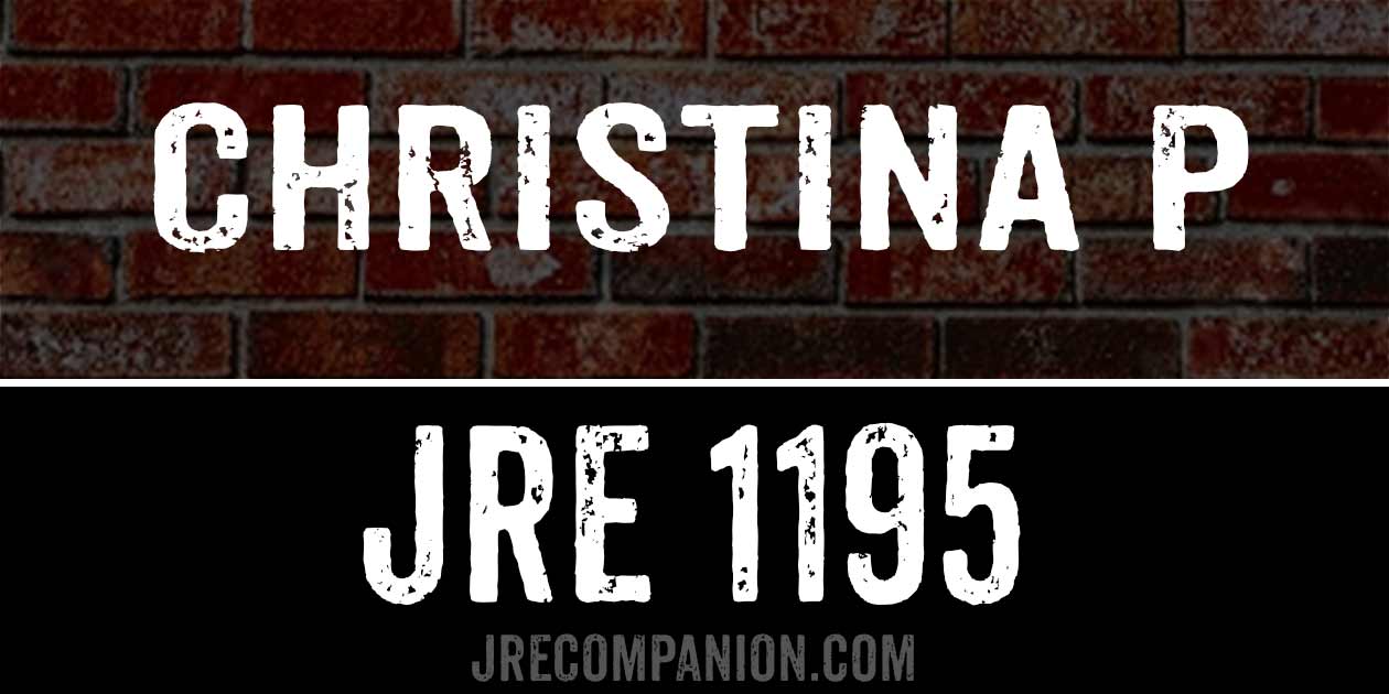Christina Pazsitzky on Joe Rogan Podcast JRE 1195