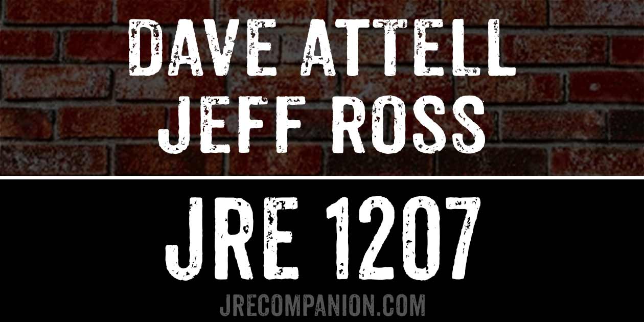 Dave Attell and Jeff Ross on JRE 1207