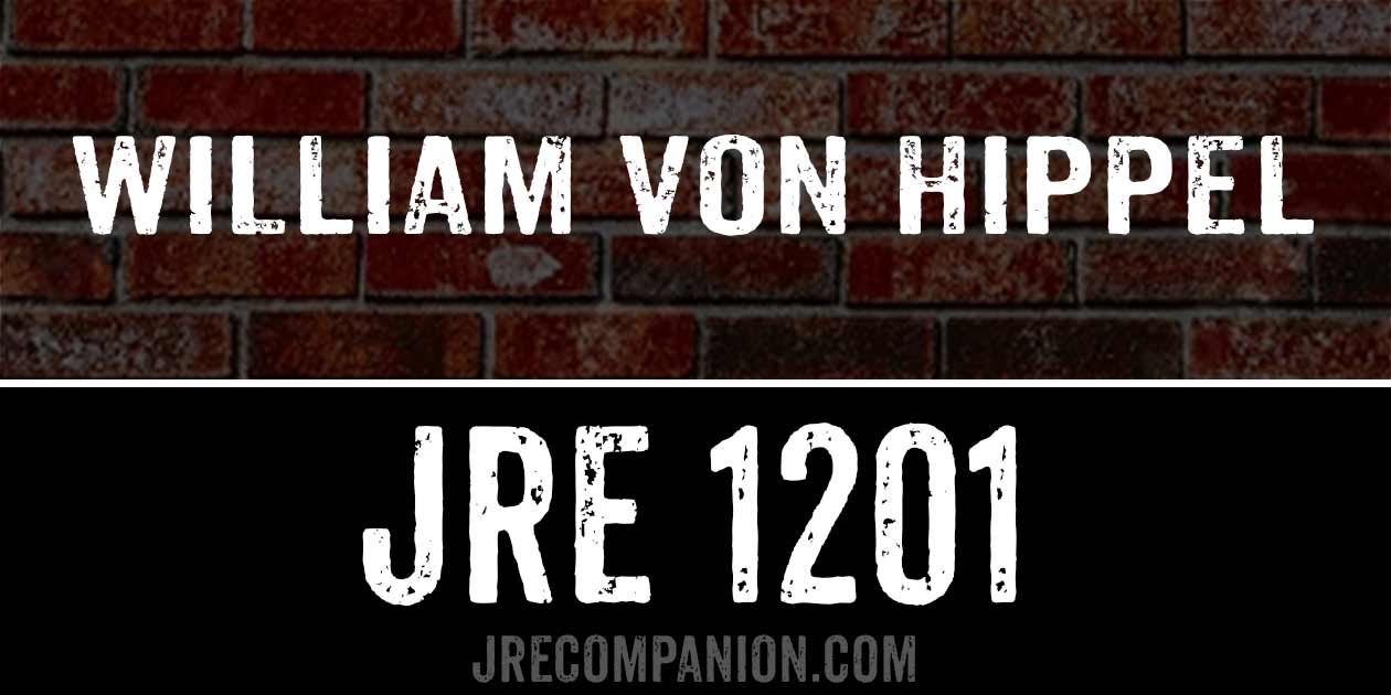 William von Hippel on Joe Rogan Podcast 1201