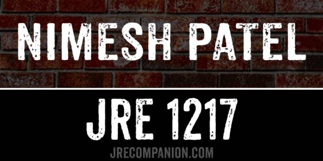 Nimesh Patel on JRE 1217