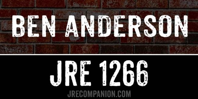 Ben Anderson on The Joe Rogan Experience 1266
