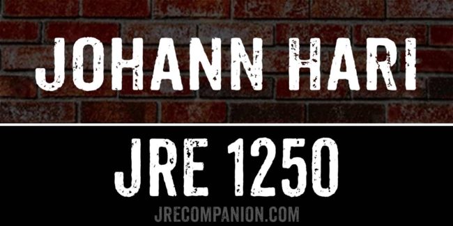 Johann Hari on Joe Rogan 1250