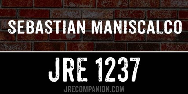 Sebastian Maniscalco on Joe Rogan 1237