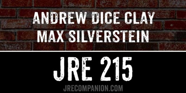 Andrew Dice Clay on Joe Rogan 215